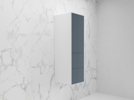 Шкаф пенал Style Line Стокгольм 36 ЛС-00002317 подвесной Графит софт 