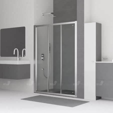 Душевая дверь в нишу RGW Classic CL-11 120x185 профиль хром, стекло прозрачное 