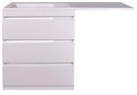 Тумба под раковину Style Line Даллас 140 Люкс Plus Белая Тумба под раковину Style Line Даллас 140 Люкс Plus Белая