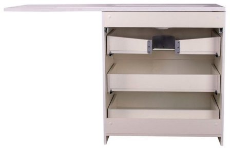 Тумба под раковину Style Line Даллас 140 Люкс Plus Белая 