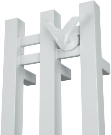 Полотенцесушитель электрический (I-образный) Bauedge Stella Square DB-0075, 25x160 см 