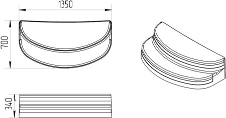 Акриловая ванна Radomir Олимпия медицинская 