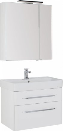 Мебель для ванной Aquanet Виченца 80 белый глянец 
