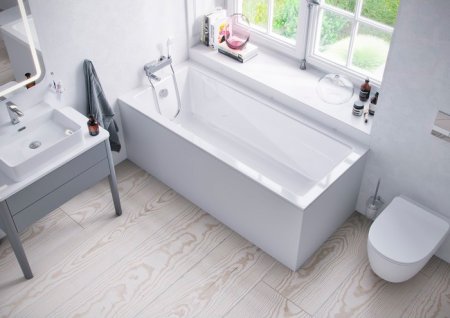 Акриловая ванна Excellent Wave Slim WAEX.WAV160.80WHS 160x80 см 