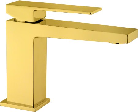 Смеситель для раковины Webert Pegaso PE830102010SSE, золото 