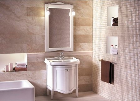 Зеркало Cezares Lorenzo bianco patinato 