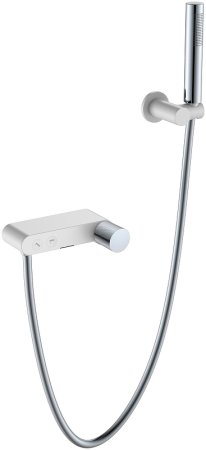 Смеситель для душа Boheme Stick 123-WCR.2 Белый Хром 