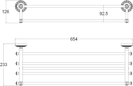 Полка Zorg Antic AZR 14 BR 