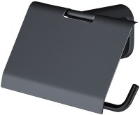 Держатель туалетной бумаги AM.PM X-Joy A84341422 с крышкой Черный матовый