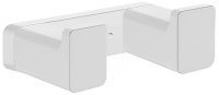 Крючок для ванной комнаты двойной Rose RG1821C, белый
