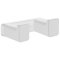 Крючок для ванной комнаты двойной Rose RG1821C, белый