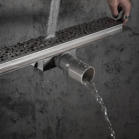 Душевой лоток Gappo G86007-2 с решеткой Нержавеющая сталь 