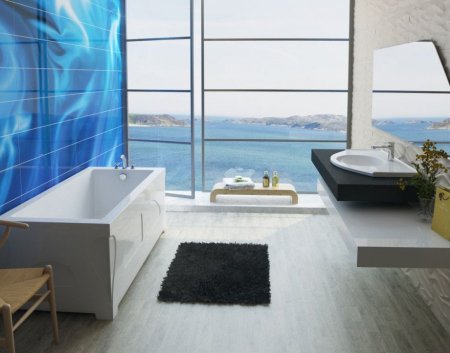 Ванна из литьевого мрамора Эстет Дельта 170A 170x70 