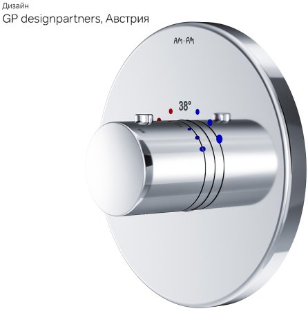 Смеситель для душа AM.PM Like F8075500 с термостатом Хром 