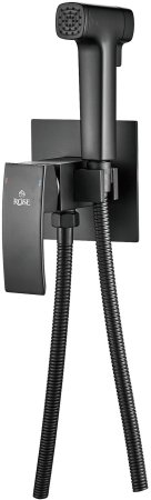Гигиенический душ со смесителем Rose R1505H-2, черный 