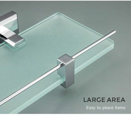 Стеклянная полка Gappo G38 G3807 Хром 