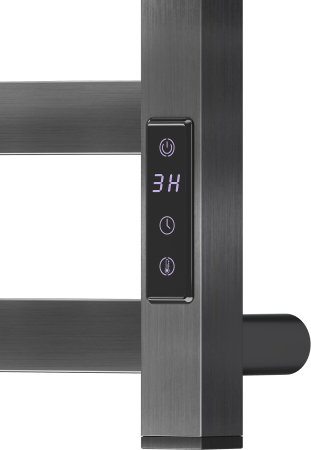 Полотенцесушитель электрический APEXTERMO Terra TR00184GN 800x400, оружейная сталь 