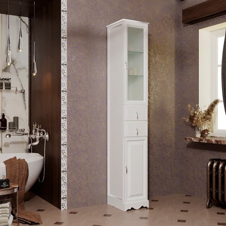 Шкаф пенал Opadiris Риспекто 30 R 00-00005833 Белый 