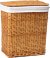 Корзина для белья WasserKRAFT Ammer WB-370-L светло-коричневая, большая 