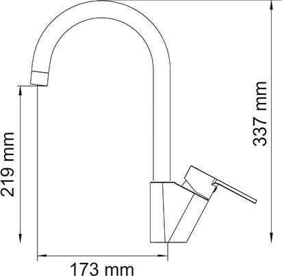 Смеситель для кухонной мойки WasserKRAFT Ammer 3707 