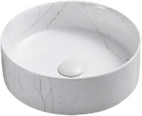 Раковина-чаша CeramaLux 35 C1112 Белая мраморная
