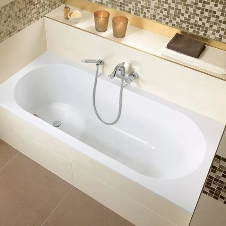Квариловая ванна Villeroy & Boch Libra 180x80 см alpin 