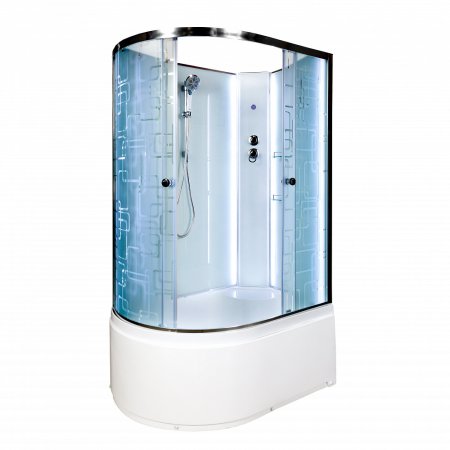 Душевая кабина Deto ЕМ4512 R N LED 