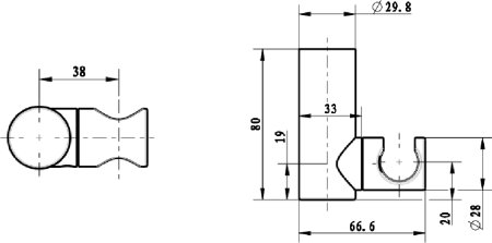Настенный держатель Villeroy & Boch TVC00045800061 