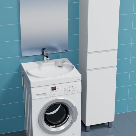 Раковина над стиральной машиной СаНта Сатурн 60х55 