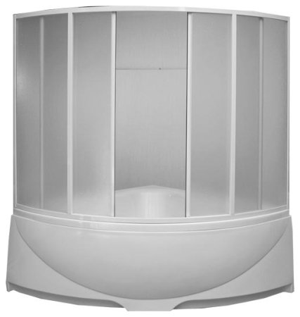 Шторка на ванну Bas Дрова (4 ств., пластик) 