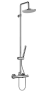 Душевая система Omnires Mini MI1544-X/O с термостатом, хром 