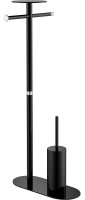 Напольная стойка Boheme Venturo 10953-B-CR Черная Хром