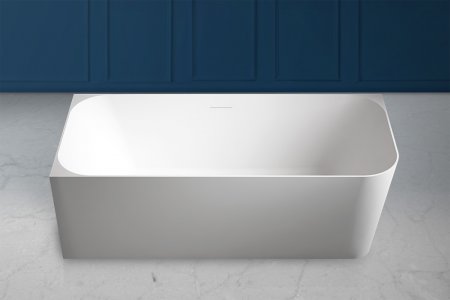 Ванна из искусственного камня ABBER Stein AS9621-1.7 L белая матовая 