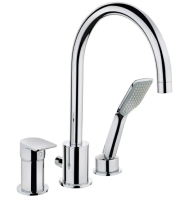 Смеситель для ванны на 3 отверстия TEKA Formentera 621520200 хром