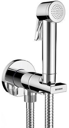 Гигиенический душ со смесителем Bossini Paloma Flat E34001B.030 Хром 