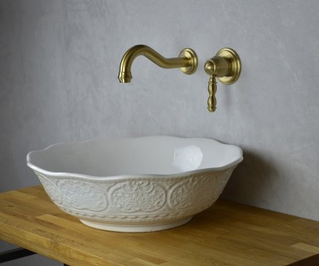 Раковина-чаша Bronze de Luxe 44 2421 Белый глянец 