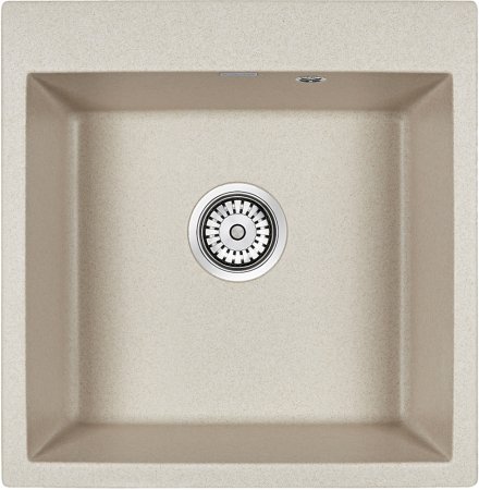 Мойка кухонная Paulmark Praktisch PM105152-BE 51х52см, бежевый 