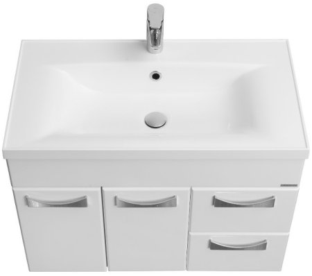 Тумба под раковину Aquaton Диор 80 1A167801DR010 подвесная Белая 