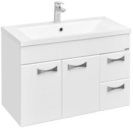 Тумба под раковину Aquaton Диор 80 1A167801DR010 подвесная Белая 