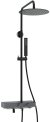 Душевая система WasserKRAFT A114.160.218.CB Thermo с термостатом Черная матовая 