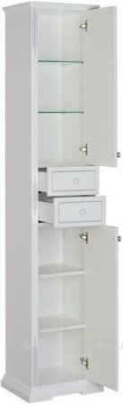 Шкаф-пенал для ванной Aquanet Тулуза 40 белый 