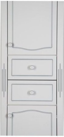 Шкаф-пенал для ванной Aquanet Тулуза 40 белый 