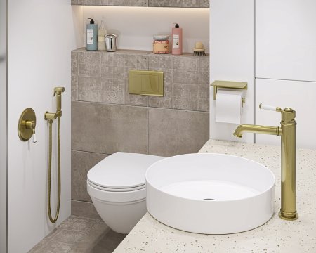 Гигиенический душ Timo Arisa 5309/02SM со смесителем, антик 