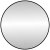 Зеркало с подсветкой LED Fixsen FX-1070B круглое 70х70 см, черное 