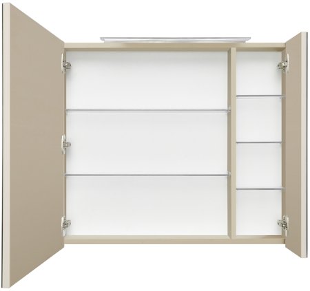 Зеркальный шкаф Roca Oleta 80 A857647515 с подсветкой Капучино 