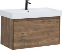 Тумба с раковиной Aquanet Nova Lite 90 дуб рустикальный (1 ящик)