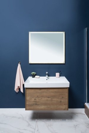 Тумба с раковиной Aquanet Nova Lite 90 дуб рустикальный (1 ящик) 