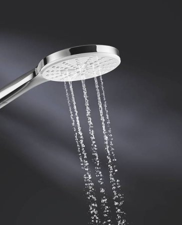 Ручной душ Grohe Rainshower SmartActive 26574LS0 Белая луна Хром 