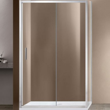 Душевой уголок Vincea Garda 110х90 VSR-1G9011CL профиль Хром стекло прозрачное 