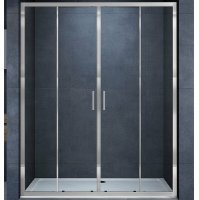 Душевая дверь Vincea Alpha 180 VDS-3AL2180CL профиль Хром стекло прозрачное